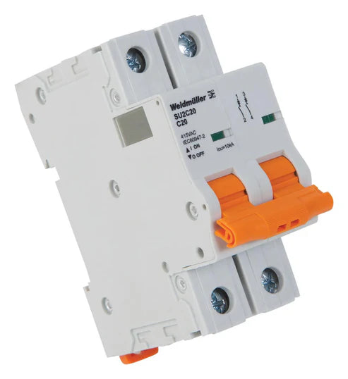 Din Rail Breaker - Weidmueller - PV Breaker - Thermal Magnetic Circuit Breaker